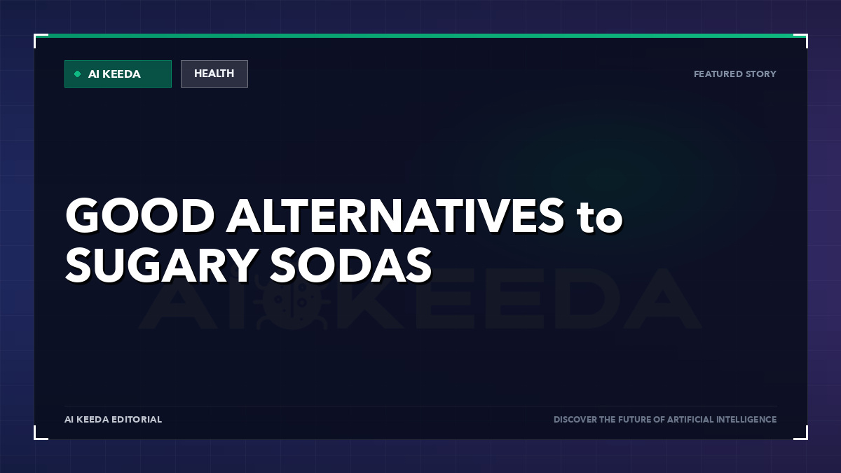 GOOD ALTERNATIVES to SUGARY SODAS