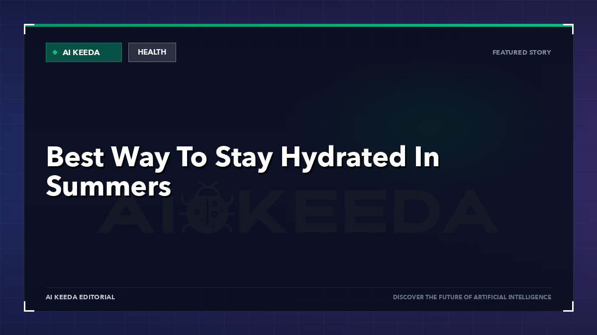 Best Way To Stay Hydrated In Summers