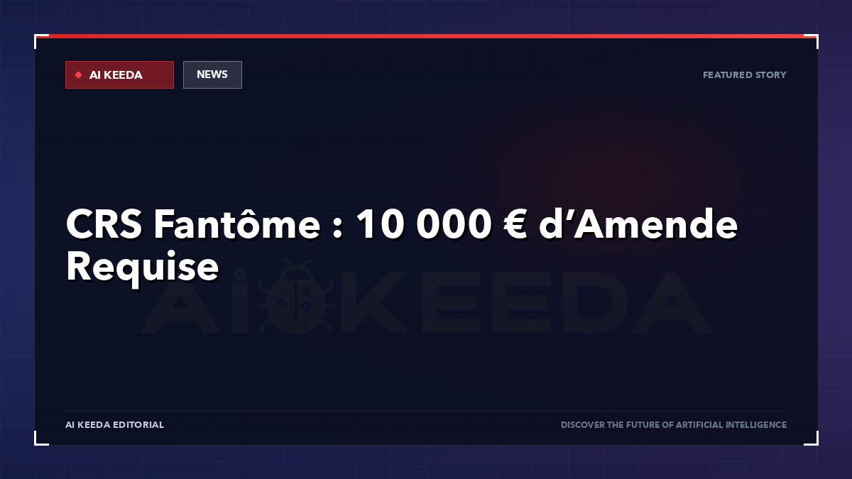CRS Fantôme : 10 000 € d’Amende Requise