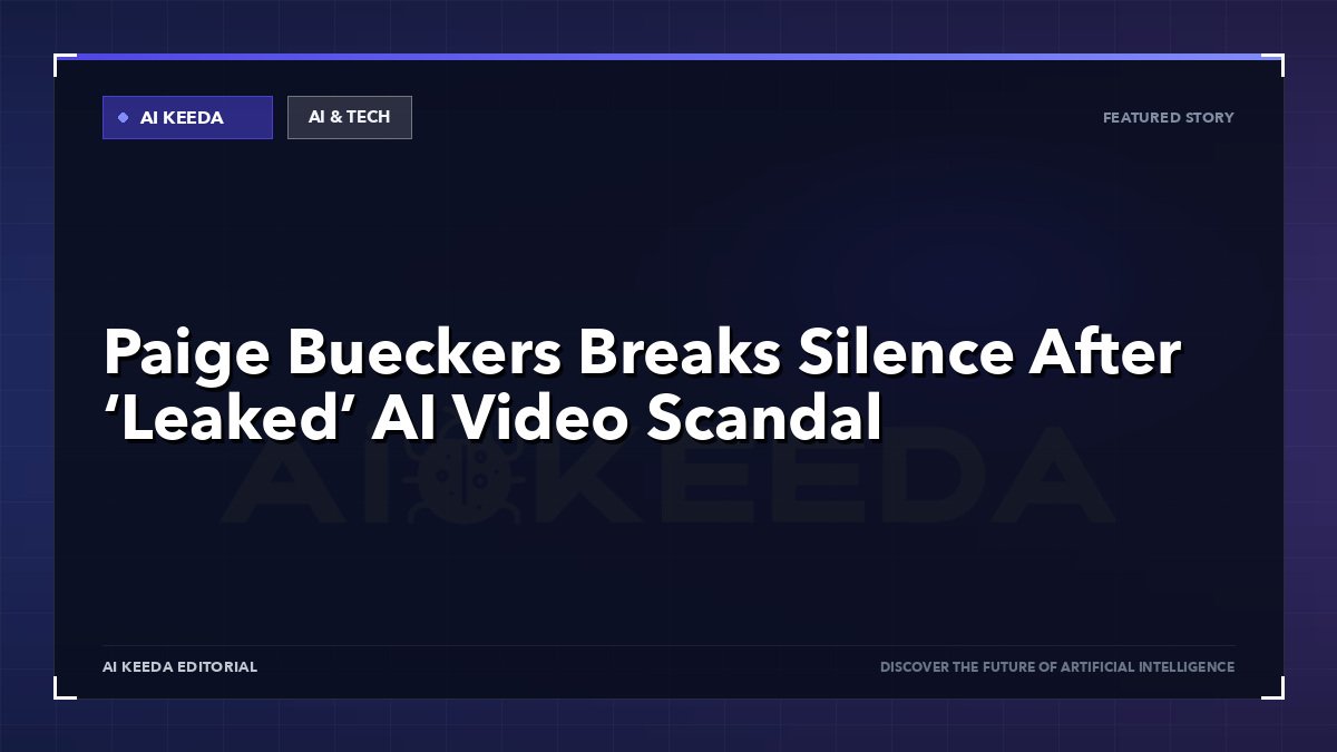 Paige Bueckers Breaks Silence After ‘Leaked’ AI Video Scandal